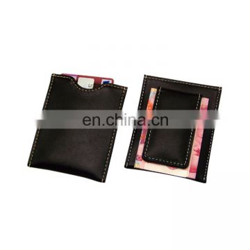 leather money clip wallet