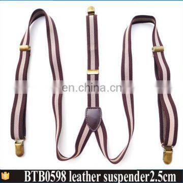 1 inch wide POLYESTER ELASTIC SUSPENDER FOR MEN