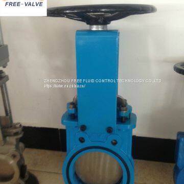 Cast Iron Water Lug Flange Knife Gate Valve