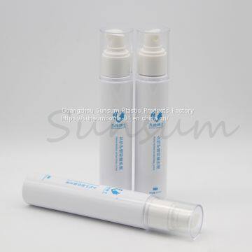 Screen Printing Handling 100ml Plastic Cosmetic Spray Lotion Pump Bottle photo-5