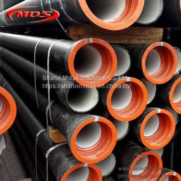 iso2531 ductile cast iron di water pipe