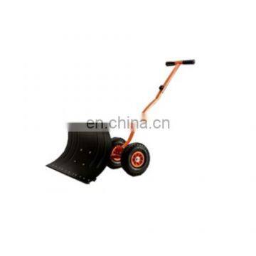 2 wheels metal heavy duty Adjustable Handle push snow shovel with wheel tool cart