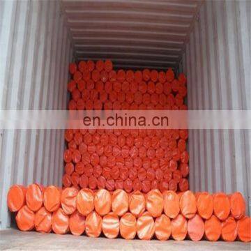 80-300g weight woven PE Tarp Roll, Orange Plastic Tarpaulin Roll