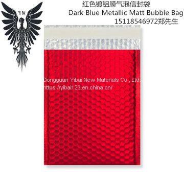 Red Metallic Matt Bubble Bag