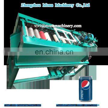 Competitive price Ring-pull beverage cans recycling machine / can cap separator pressing machine