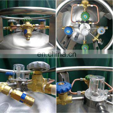 Popular175L 195L 210L Cryogenic Liquid Carbon Dioxide LCO2 Dewar Tank for Malaysia Maldives