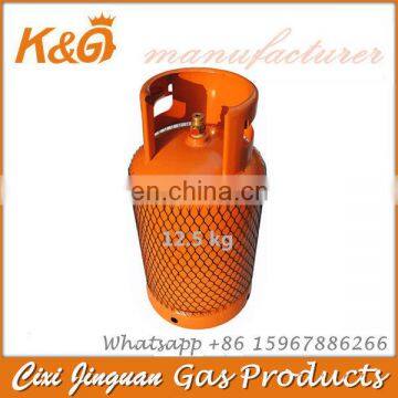 Gas Cylinder 12.5 kg 26.5 L with Brass Valve for Nigeria LPG Cooking