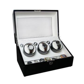 3+7 Automatic Wooden Mechanical Wrist Watch Winder Box Automatic Watch Winder photo-5