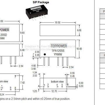 1W DC/DC Converter DC dc Power Supply Module Convertisseur DC/DC Abaisseur photo-2
