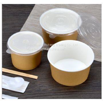 Triple Wall Ripple Kraft Paper Soup Cup photo-2