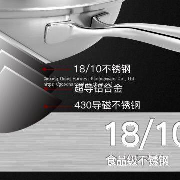 Stainless Steel Wok +steamer photo-4