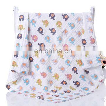 Baby Blankets Baby Swaddle Super Soft Baby Bath Towel Muslim 6 Layer 100% Cotton Newborn Swaddle Warp photo-3