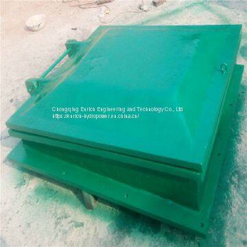Fiber Glass Flap Electric Cast Casting FRP Penstock Sluice Gate Valve Water Gate Pipe Gate Use in River Course photo-3
