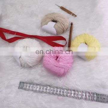 Amazon Customized High Quality  Soft   10 ply 100% Cotton Yarn  For Knitting Baby Sweater