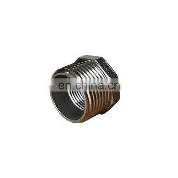 304 Forged Stainless Steel Small Hex Reducer Threaded Bushing Class150 photo-2