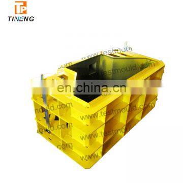 W Type Interlocking Concrete Lego Block Moulds to Create Support Base of Wall photo-2