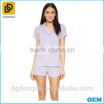 Fashion New Style 2016 Custom Wholesale Lady Classic Sleepwear