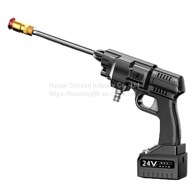 Car Wash High Pressure Water Gun Foam Gun Car Wash Spraying Cordless Car Washer photo-3