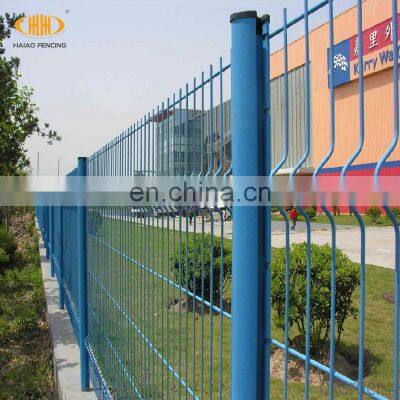 Swimming pool steel peach post welded high quality wire mesh fence