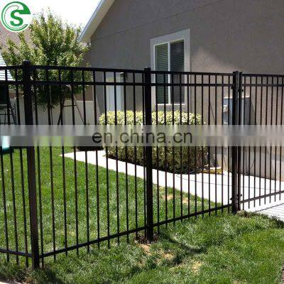 Used steel fencing black ornamental wrought iron fence