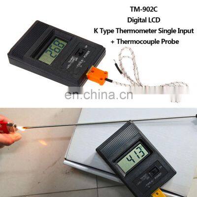 K Type Industrial Digital Probe Thermometer TM-902C, Industrial LCD Digital Thermometer Thermo Detector photo-4