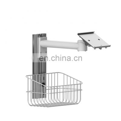 Best quality aluminum  Patient monitor wall stand  for hospital and clinic