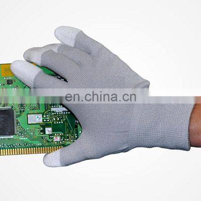 High Quality Anti-static ESD PU Finger Coated Gloves photo-2