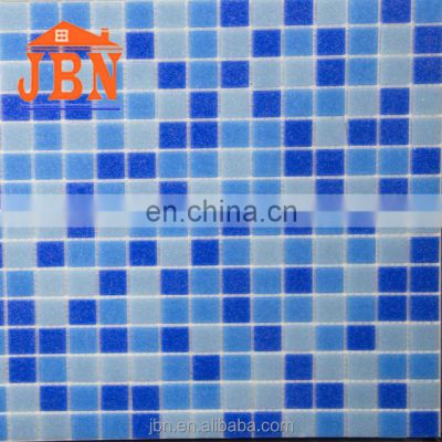 combination color hot melting glass mosaic tiles swimming pool