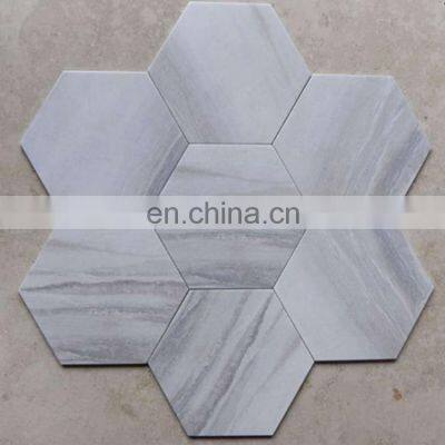 Simple Nordic Antique Hexagon Shape 300*260*115 Tile Art Exhibition Library Floor Tiles photo-5