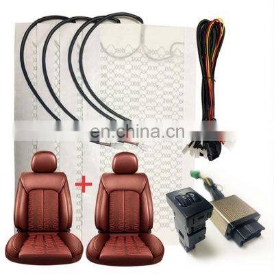 Roller Switch Car Double seat Carbon fiber Car Electric Heater Parts For Toyota