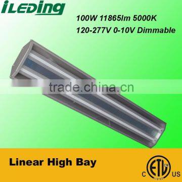 Hot Sale Linear 110lm/W LM80 DLC ETL Listed 100W High Bay Light