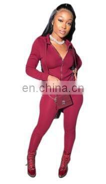 Manufacturer Wholesale Spring New Fashion Sports and Leisure Suit Zipper Pocket Two-piece Custom LOGO photo-5