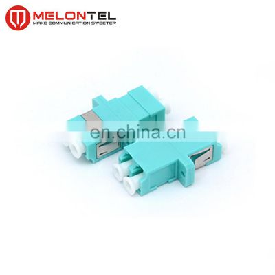 MT-1032-LC-I Factory Price Light Blue Fiber Optic LC Female Connector Multimode LC OM3 Duplex Adaptor