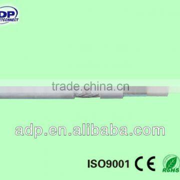 RG6 coaxial cable black PVC Sheath RG6 coaxial cable price finished coaxial cable