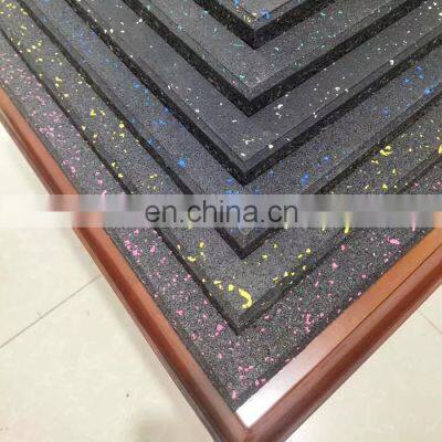 2021 Playground rubber tiles synthetic endm flooring folding gym rubber floor mat