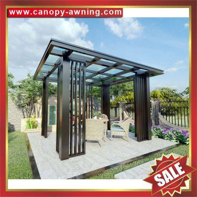 Beautiful outdoor park garden aluminum alu gazebo pavilion pagoda shelter canopy awning manufacturer China