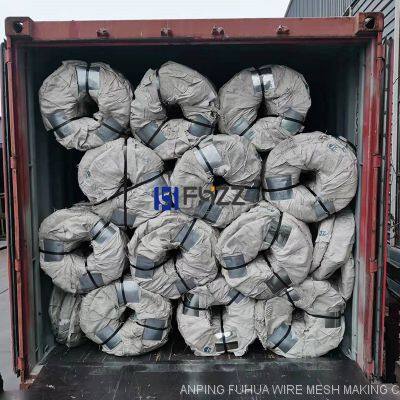 Concertina BTO22 450mm×10m No Clipada, 1 Rolo Com 10m, Púa Concertina Galvanizada, Alambre Navaja Galvanizada photo-5