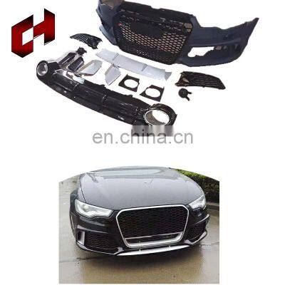 CH New Arrival Wide Car Front Grill Mud Protecter Rear Tail Lamp Retrofit Body Kit For Audi A6 C7 2012-2015 To RS6