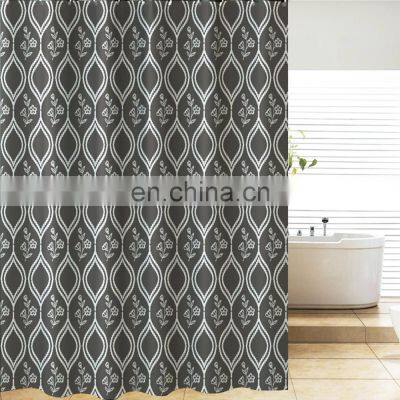 Gray Color Design Peva Bathroom Curtain Bath Curtain photo-2