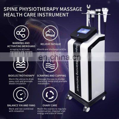 5 IN 1 Spine Physiotherapy Massage Health Care Instrument Vacuum Pressotherapy Lymph Drainage Magnetic Vibration Massage Machine