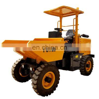 Low price hot sale  MAP 2 Ton Front Tipping Hydraulic FCY20 4X4 articulated Garden Mini wheel Dumper Trucks barrow dumper