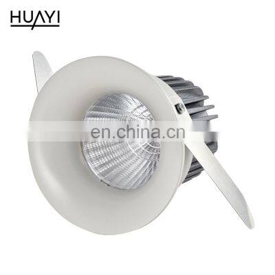 HUAYI Hot Sale Simple Style Cob 9watt Recessed Indoor Living Room Bedroom Ceiling Led Spot Lamp