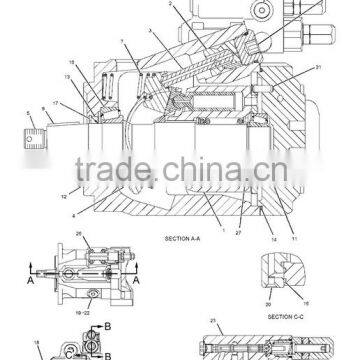 254-5147 Hydraulic PUMP ASSY