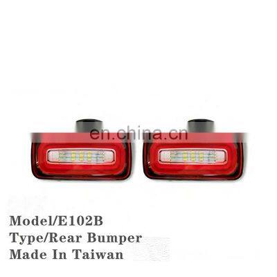 Flyingsohigh Red Car Lamp Rear Bumper Light E102B For Mercedes Benz G Class W463 2002-2016