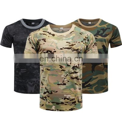 Newest Summer Custom quick Dry cool fit Contrast design men muscle workout t shirts for Gym Short