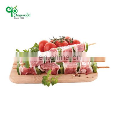 Yada High Quality Disposable Round Wooden Kebab Skewers Barbecue Sticks BBQ Skewers for Automatic Machine Use