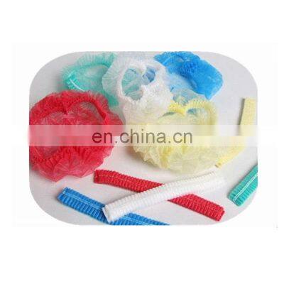 Colorful Disposable Non Woven Cap Mob Cap Bouffant Cap