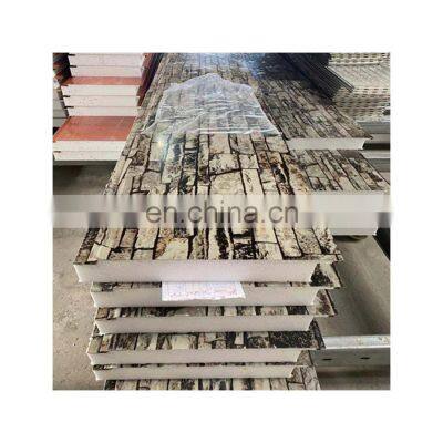 Wholesale Wall Panel Foam Brick 3d Thick pe Foam Wall pu Panels 1.8mm Metal Carved Sandwich Panel photo-2