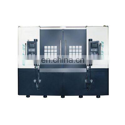 Heavy duty metal RD-VL6065S double spindle vertical lathe cnc machine for sale in ethiopia lahore pakistan