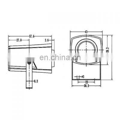 Promata High Quality Siren Reversing Alarm DF-2705 Buzzer Siren 12~24V 120dB High Alarm photo-4